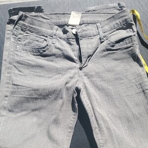 True Religion Light Gray Skinny Jeans